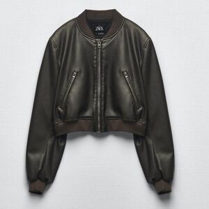 Zara Faux Leather Jacket